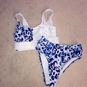 a really cute high wasted bikini